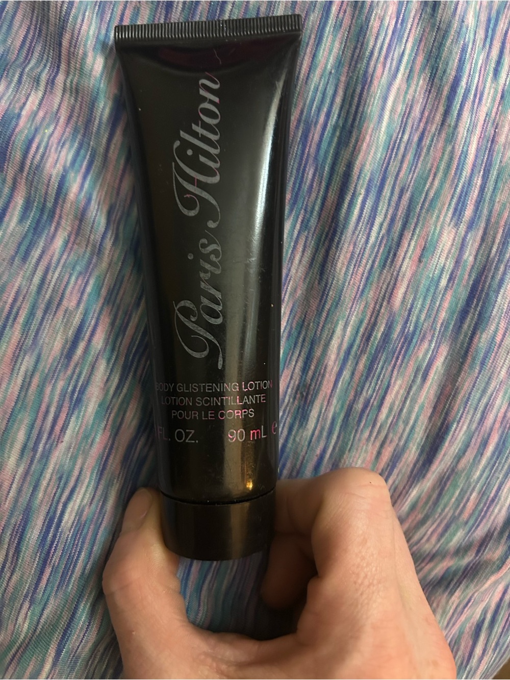 Paris Hilton Black Body Glistening Lotion Tube